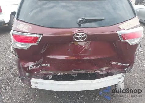 2016 Toyota Highlander Limited Platinum V6 from USA, damaged, VIN 5TDDKRFH3GS322992